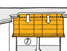 Rideaux souples PF automatiques pour les fermetures des ouvertures en plafond comme au mur